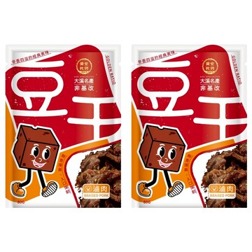 黃金比例 古早味豆干 滷肉  2個  80g