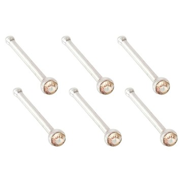 Brilliant Beauty 耀眼美人 迷你鋯石養耳棒 Set 6個  香檳金