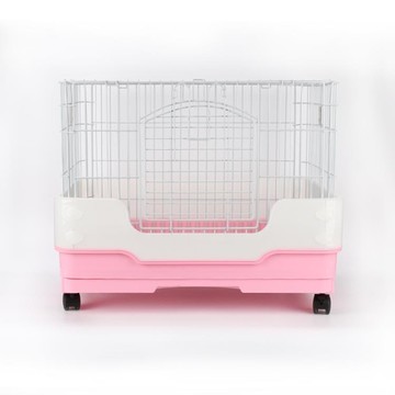 兔籠荷蘭豬寵物兔子籠子特大號加粗豚鼠籠別墅用品套餐防噴尿 名創家居館DF