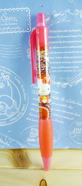 【震撼精品百貨】Hello Kitty 凱蒂貓~KITTY原子筆-玫珠造型-紅色