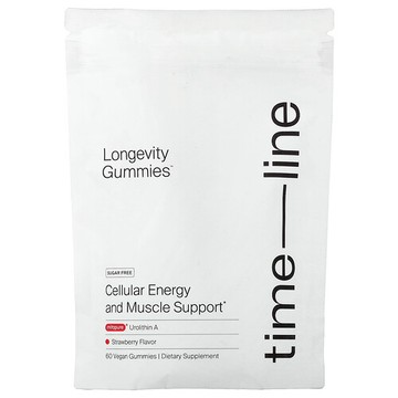 Timeline, 尿石素 A，草莓，60 粒全素軟糖