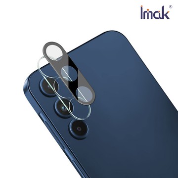 Imak 艾美克 SAMSUNG 三星 Galaxy A15 5G 鏡頭玻璃貼(一體式)(曜黑版) 奈米吸附 鏡頭貼 鏡頭保護貼 鏡頭膜