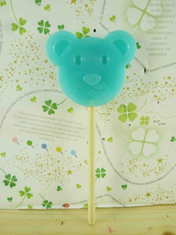 【震撼精品百貨】泰迪熊 Teddy Bear 造型鏡-藍色 震撼日式精品百貨
