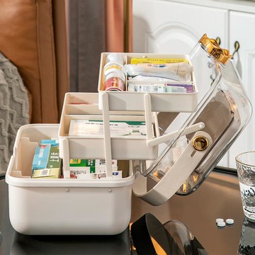 星優727醫藥箱家庭裝家用大容量學生宿舍急救箱多層收納藥盒 99購物節