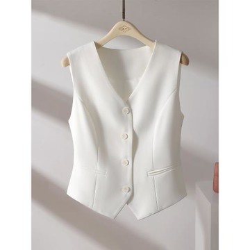 【一衣多搭】西裝馬甲背心女春季新款2025年春秋無袖坎肩馬夾修身