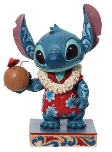 【震撼精品百貨】Stitch_星際寶貝史迪奇~日本DISNEY迪士尼 史迪奇 Enesco精品雕塑-夏威夷*34017