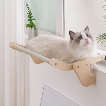 貓吊床 貓掛床 貓吊床 貓掛床 貓咪睡床 寵物吊床 貓咪床邊吊床 免打孔鑽牆 寵物掛床