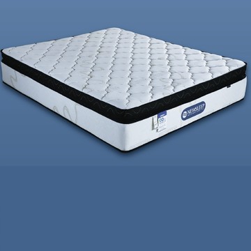 直人木業 NEWSLEEP 2.5MM/6環串連式護脊彈簧乳膠床墊-特大6X7尺(銀離子)