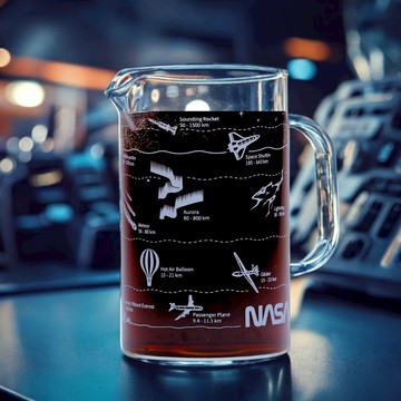 賽先生科學工廠｜NASA卡門線大氣層耐熱玻璃燒杯