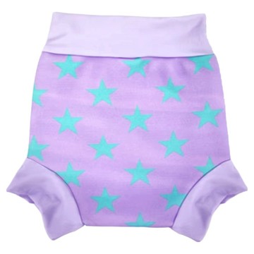 Splash About 游泳尿布褲 活力滿天星 粉紫 皮料厚度1MM  中型(M)  1件