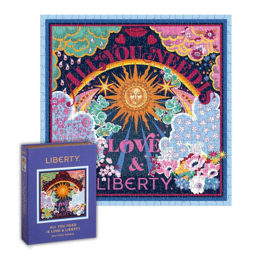 ジグソーパズル |Liberty All You Need Is Love Book パズル: 500 Pieces