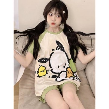 帕恰狗女童睡衣夏季薄款莫代爾2025新款兒童大童女孩公主女款夏天