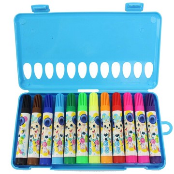 12色 可水洗彩色筆 NO.1009 /一箱10盒入(特49) 紫鼠 水彩筆 彩色水彩筆-奏-YF9254【APP滿額下單10%點數(單一帳號最高5000點)】1/31止