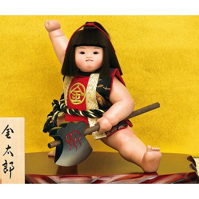 五月人形 真多呂 金太郎 ケース飾り 武者人形 真多呂作 鉞