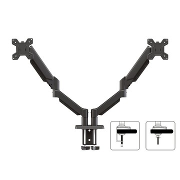 【台灣現貨】13~32吋 螢幕支架 桌邊夾 螢幕架 螢幕增高架 氣壓式 壁掛架 適合 華碩 acer AOC 微星