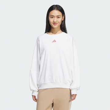 ADIDAS WORD FT CREW 女 圓領套頭衫 JZ8448