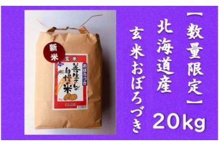 令和5年産！『100%自家生産玄米』善生さんの自慢の米 玄米おぼろづき２０kg※一括発送