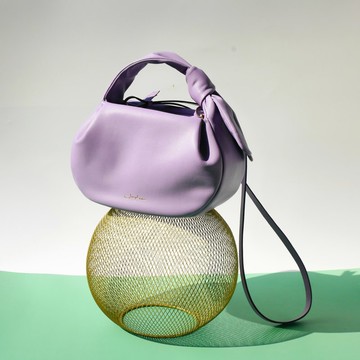 真皮手提包 Garrett Handbag - Lavender Purple 薰衣草 紫色的