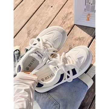 香港潮牌2025秋季新款爆款鞋女百搭小眾原創小白鞋厚底運動鞋板鞋