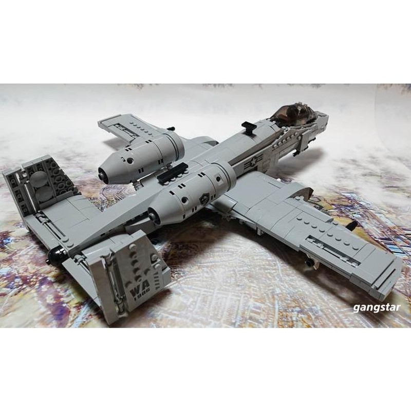 レゴ LEGO ブロック 互換 飛行機 戦闘機 攻撃機 A-10 サンダーボルト