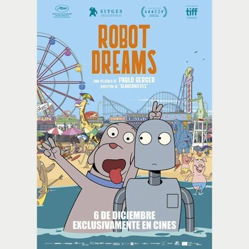 暢銷熱賣🔔電影 再見機器人 海報 Robot Dreams 九月之舞 原文小海報 場刊 周邊 機器人之夢電影海報卡通動