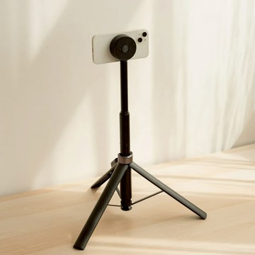 磁吸三腳快開棒｜磁吸＋夾具二合一 全機型都適用 - 皓月白磁吸快開棒