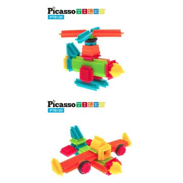 PicassoTiles PTB120 畢卡索百變刷毛觸感積木