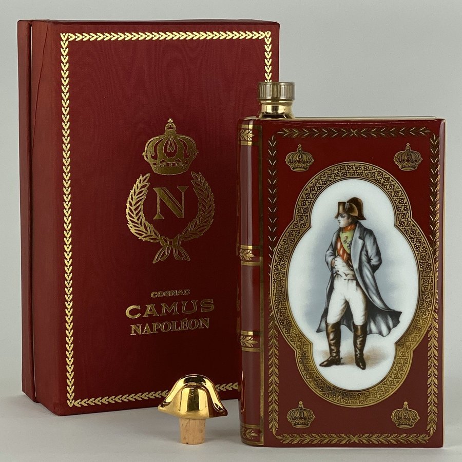 Napoléon CAMUS ブック型陶器ボトル　2本出し　新品未開封 古酒