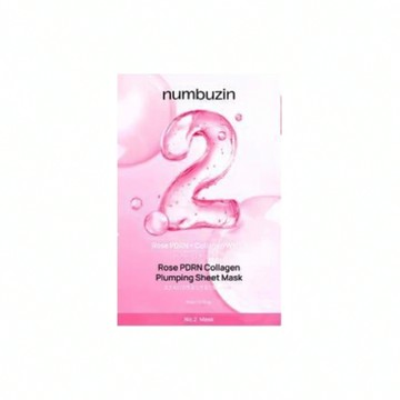 【Numbuzin】No.2 膠原蛋白晚安面膜 5入 #玫瑰 PDRN