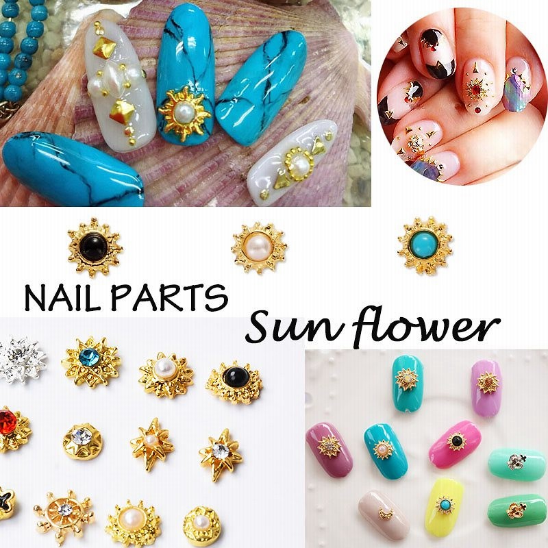 単品 太陽フラワー Sun 花 フラワー メタルパーツ ターコイズ風 コンチョ メタル ゴールド シルバー ネイルパーツ スタッズ Gold Silver アート デコ素材 通販 Lineポイント最大1 0 Get Lineショッピング