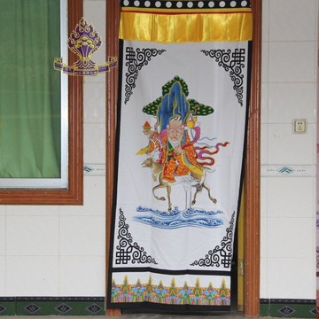 【利眾福澤之家】藏式門簾 六種長壽門簾 厚實純棉新款1入