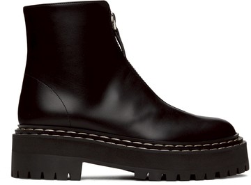 Proenza Schouler 黑色拉链踝靴