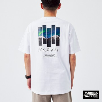 【StruggleGear】Aurora極光短TEE「白色」M~2XL｜官方旗艦店82303