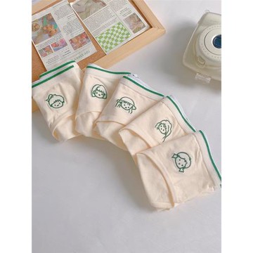 「羊毛小森」可愛純棉內褲少女學生A類全棉無痕透氣抗抑菌2026新