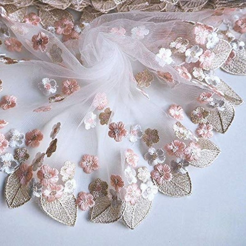 Sempiterno お花 レース 花柄レース生地 お花のチュールレース 生地 ドレス生地レース Diy手芸用品 アクセサリー テーブル掛け 通販 Lineポイント最大0 5 Get Lineショッピング