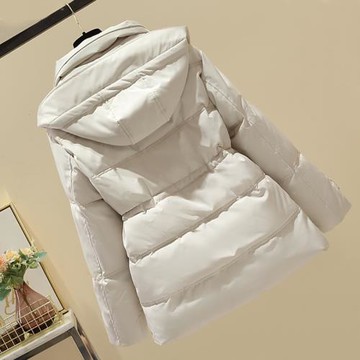 (免運)派克服女冬季2025新款品牌專柜撤柜外貿皮草外套大衣收腰羽絨棉服