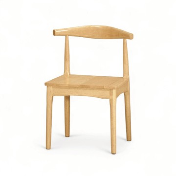 設計師款水牛椅｜北歐風簡約實木餐椅 貓抓皮 坐墊 日系侘寂風 CHR098