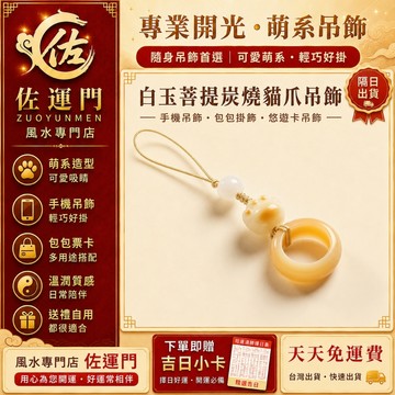 現貨 隔日出貨 白玉菩提炭燒貓爪吊飾 貓爪吊飾 手機吊飾 手機掛飾 包包掛飾 悠遊卡吊飾 水晶吊飾 可愛小吊飾 開運寓意