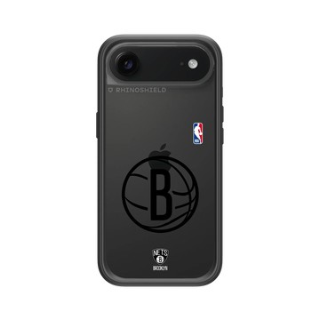 iPhone Air Mod NX -邊框背蓋組合 (相機按鈕) 黑 - NBA - B&W-布魯克林籃網 Brooklyn Nets B&W - Light