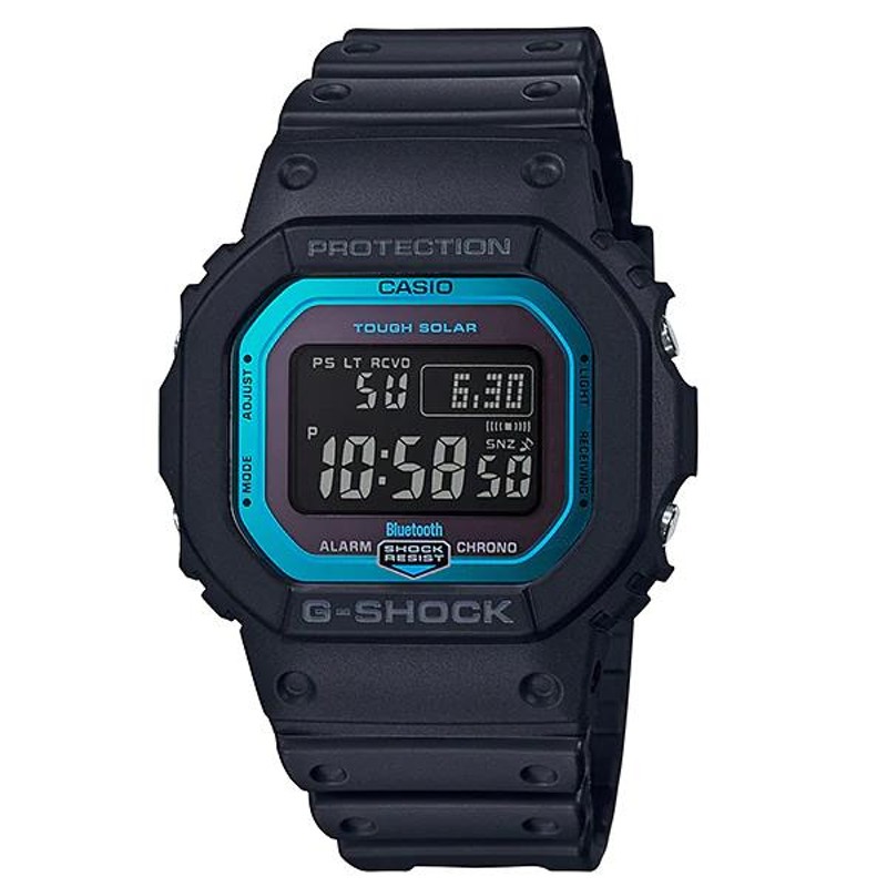 G-SHOCK Gショック ジーショック 逆輸入海外モデル カシオ CASIO スマートフォンリンク 電波 ソーラー デジタル 腕時計 ブルー  ブラック GW-B5600-2 | LINEブランドカタログ