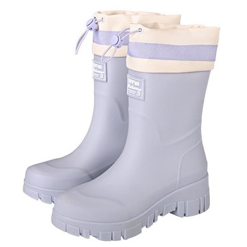 時尚雨鞋女款2025新款中筒雨靴戶外防滑登山徒步厚底膠鞋成人水鞋