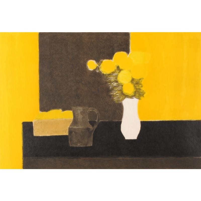 ダン・パルトゥシュ 静物画 花 リトグラフ 限定300部 インテリア 絵