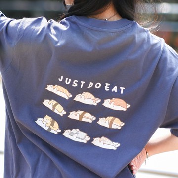 【CREEPS】Just Do Eat 寬鬆重磅印花T恤