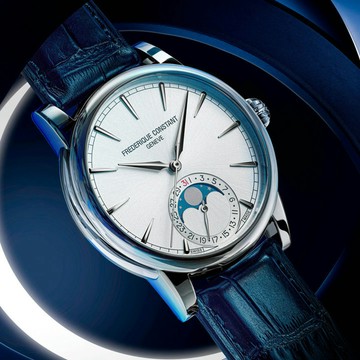 CONSTANT康斯登 Manufacture系列 自製機芯 月相機械腕錶 40mm / FC-716S3H6H