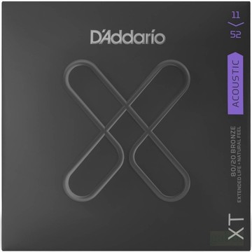 D'Addario XTABR1152 民謠吉他弦 黃銅 80/20 Bronze .011-.052【黃石樂器】