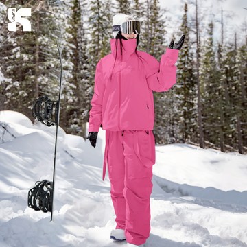 酷峰KUFUN極躍滑雪服套裝新款雪衣雪褲女男外套上衣單雙板防水裝備