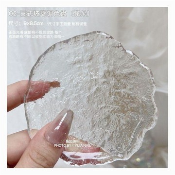 💕小紅書同款💕日式美甲調色盤玻璃珍珠雲朵筆架作品展示板甲油膠調膠板拍照道具✨好物甄選