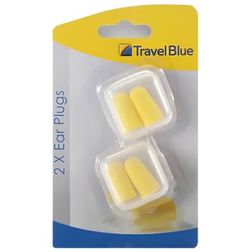 Travel Blue 英國藍旅 耳塞組 TB490 泡棉材質 平均降噪29分貝 柔軟舒適 附獨立收納盒  2套  1組