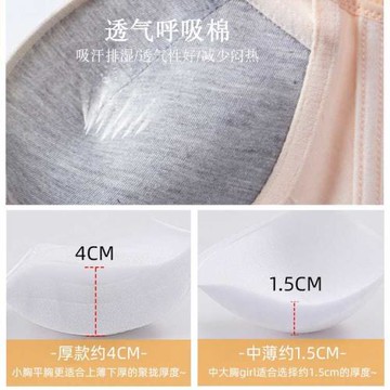 美背加厚上托胸罩收副乳無痕無鋼圈聚攏少女小胸顯大調整文胸內衣