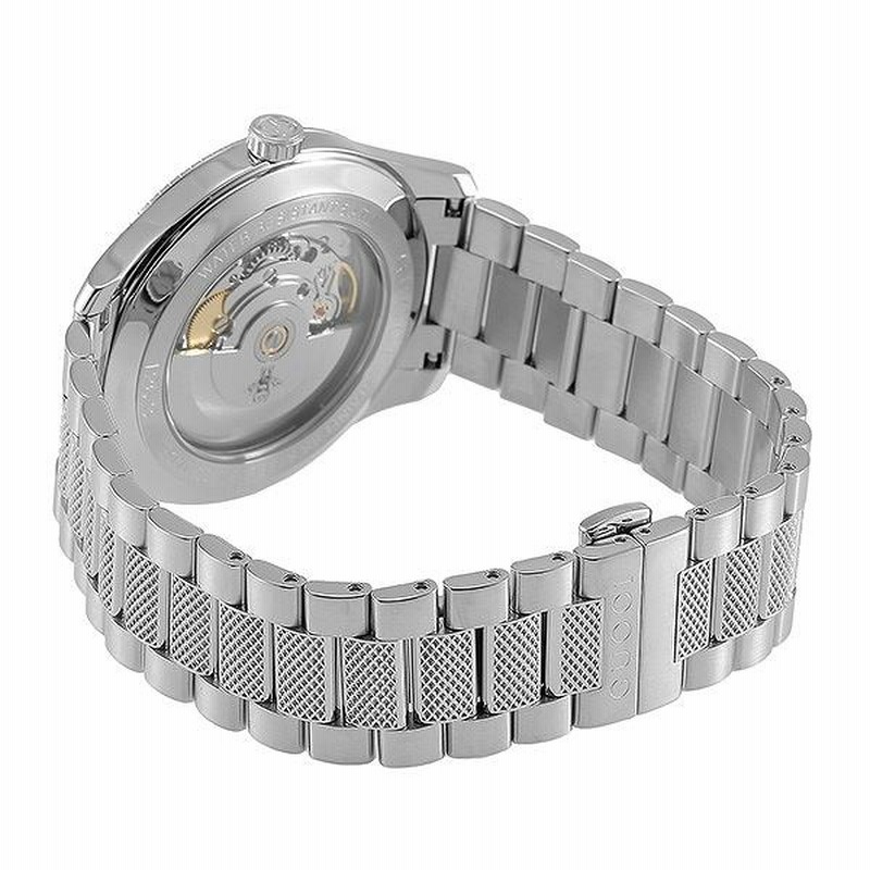 グッチ GUCCI 腕時計 メンズ YA126339 自動巻き シルバー